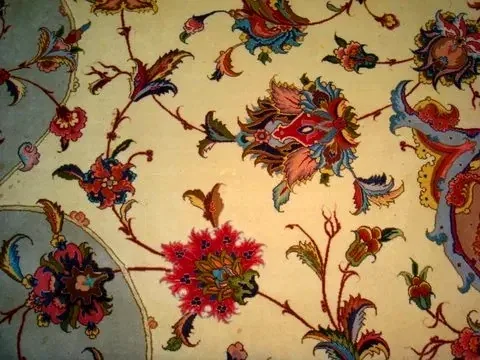 Teppich nach der Restauration bei Nabi